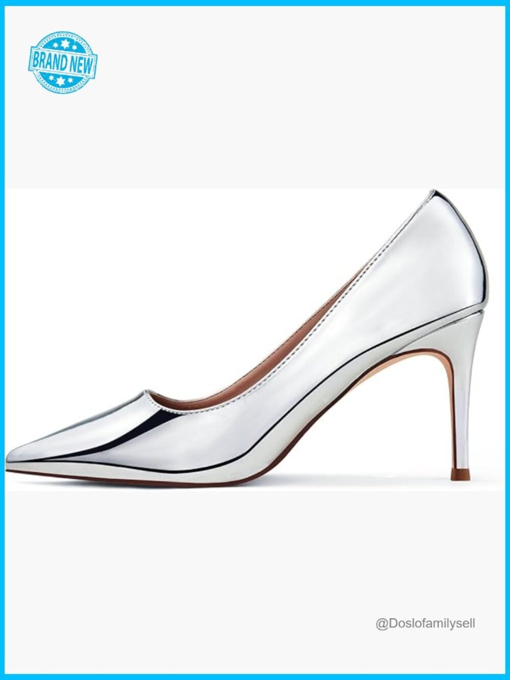 Classic Pointy Stiletto Heels Pull On Dress Pumps Comfort Cushioned Wedding Prom